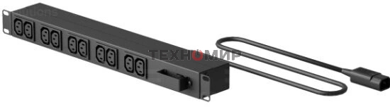 Блок распределения питания C3 Solutions C3.PM7015 верт.размещ. 36xC13 6xC19 с мониторингом 32A IEC 309 3м