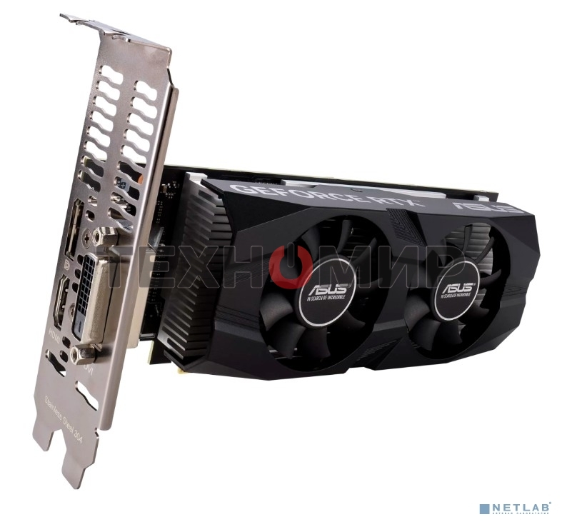 Видеокарта ASUS RTX 3050 6Gb RTX 3050-O6G-LP-BRK PCIE16 RTX 3050,DVI,HDMI,DP,6G,D6