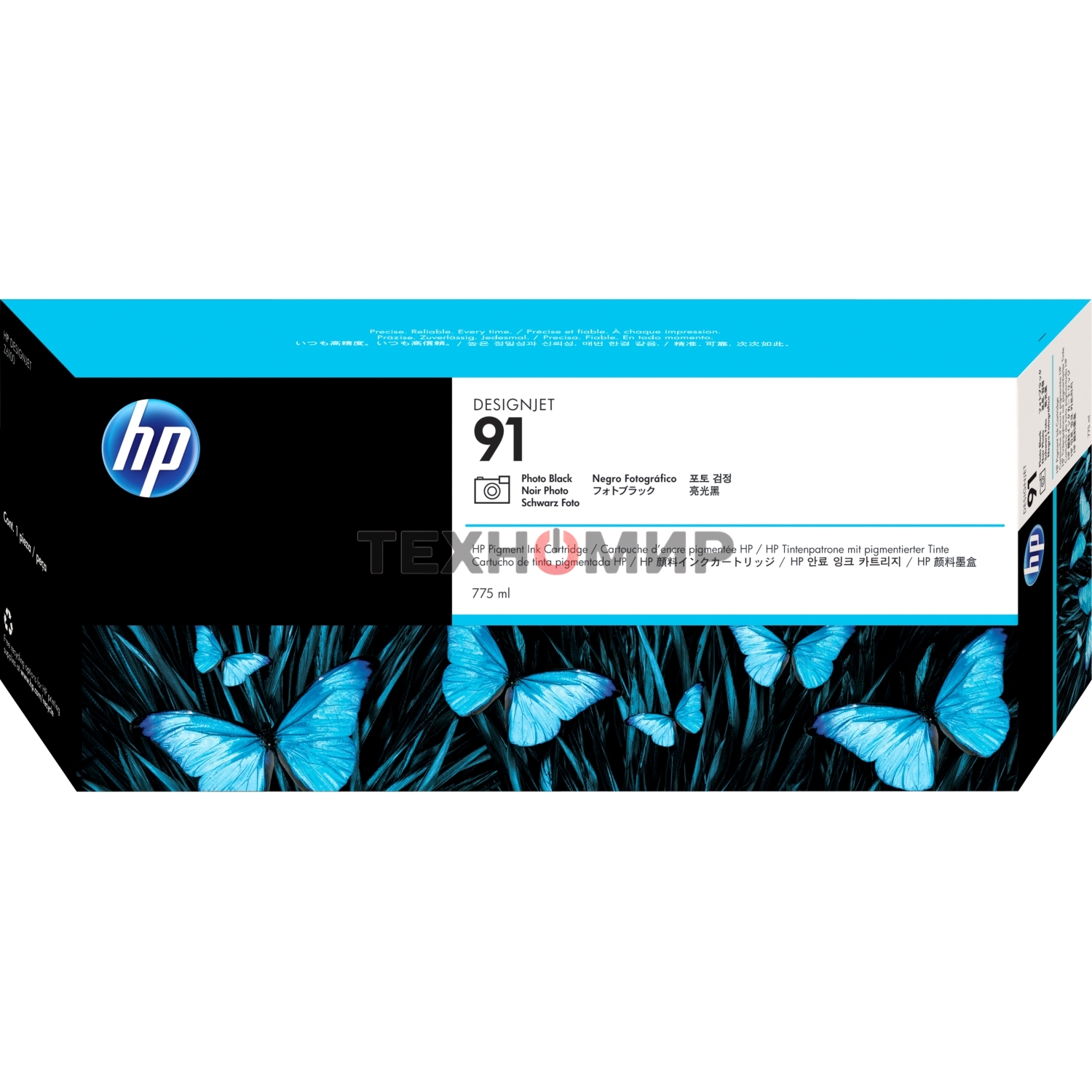 Картридж струйный HP №91 C9465A фото черный для HP DJ Z6100 (775мл)