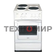 Плита электрическая Лысьва ЭП 301 СТ белый, конфорок 3 электрических, духовка 57 л, 50 см x 84 см x 60 см (без крышки)