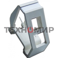 Рамка на DIN-рейку для установки модуля типа Keystone, белая