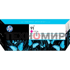 Картридж струйный HP №91 C9468A пурпурный для HP DJ Z6100 (775мл)