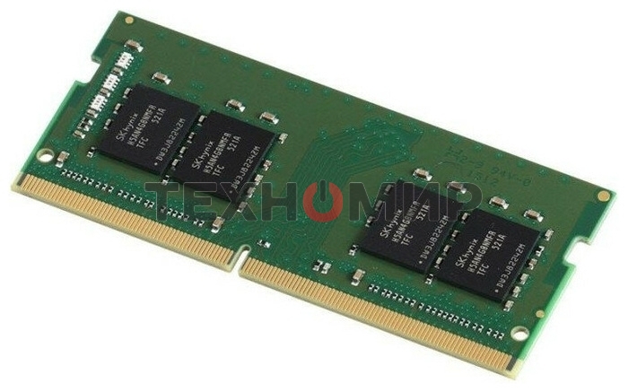 Оперативная память Kingston ValueRAM, DDR4, 8GB (1x8GB), 3200MHz, CL22, SO-DIMM