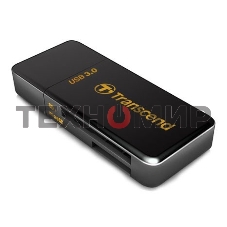 Кард-ридер Transcend RDF5/черный/microSD/microSDHC/microSDXC/SD/USB 3.0/пластик