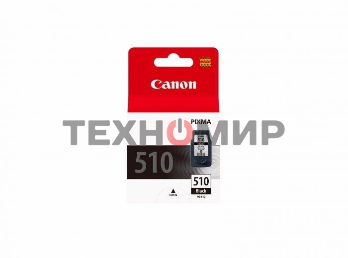 Картридж струйный PG-510Bk (2970B007) черный (220 стр.) для Canon PIXMA MP240, 260, 480, MX320, 330