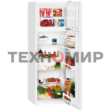 Холодильник Liebherr CTE 2931-26 001 белый двухкамерный 218/52л морозилка сверху