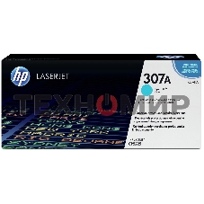 Картридж лазерный HP CE741A голубой Color LJ CP5225 (7300 стр.)