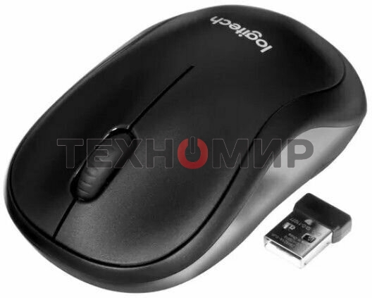 Мышь беспроводная Logitech B220 Silent черный, 1000 dpi, радиоканал, USB, кнопки - 3