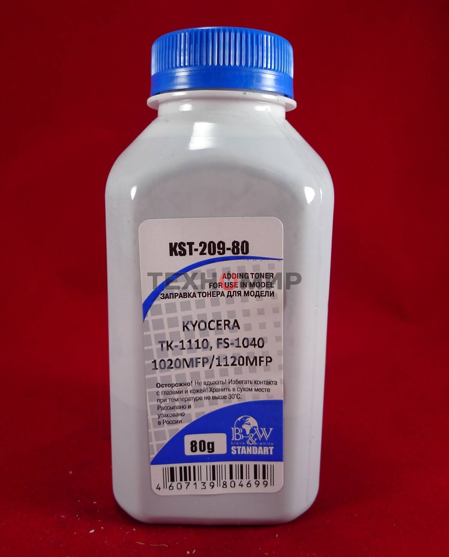 Тонер Kyocera TK-1110, FS-1040/1020MFP/1120MFP (фл. 80г) B&W Standart фас Россия
