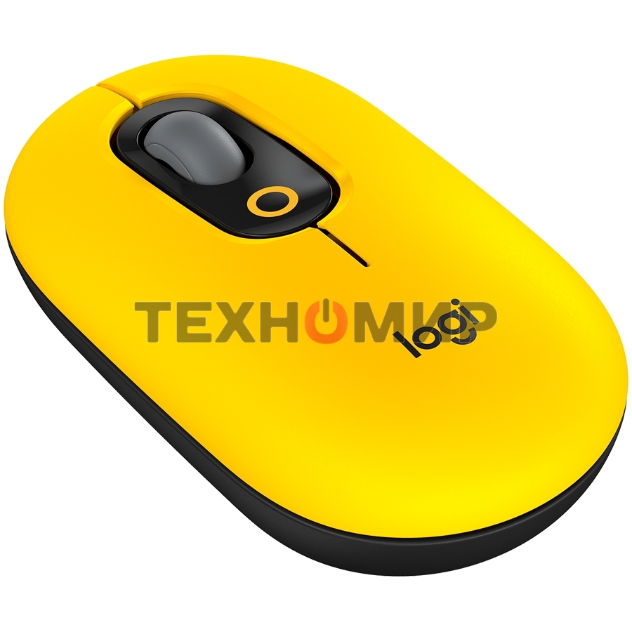 Мышь беспроводная Logitech POP Mouse желтый, 4000 dpi, Bluetooth, кнопки - 4