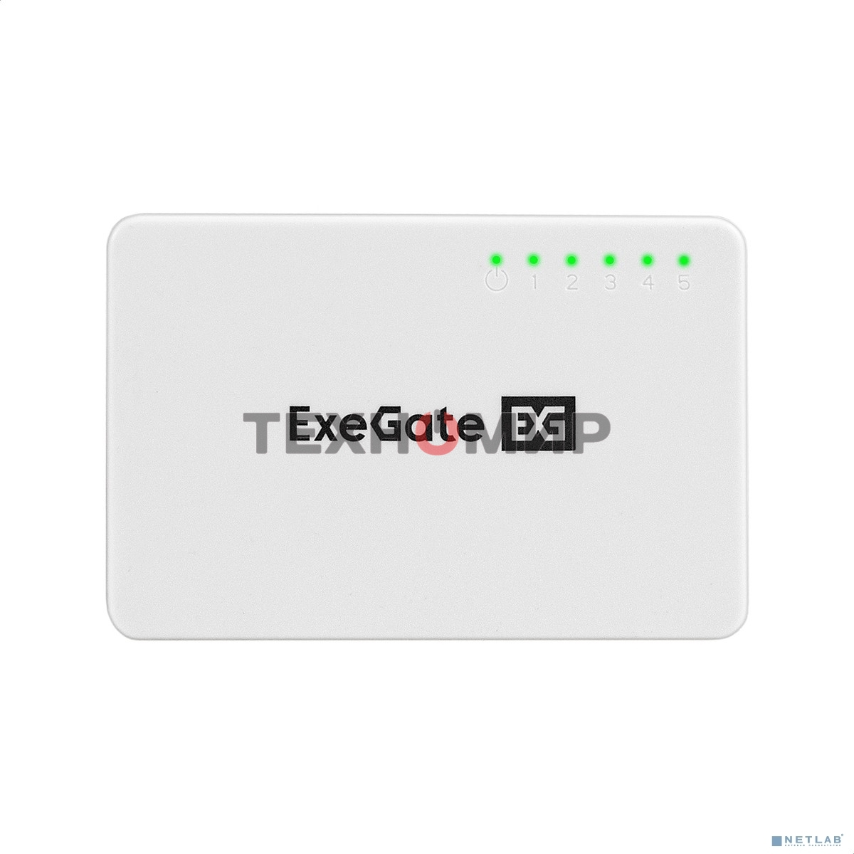 Коммутатор неуправляемый ExeGate EDES-1005C (5-портовый UTP 10/100Mbps, с функцией энергосбережения (Green Ethernet Technology), настольный)