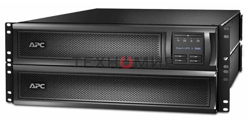 Источник бесперебойного питания APC Smart-UPS X SMX3000RMHV2UNC 2700Вт 3000ВА черный