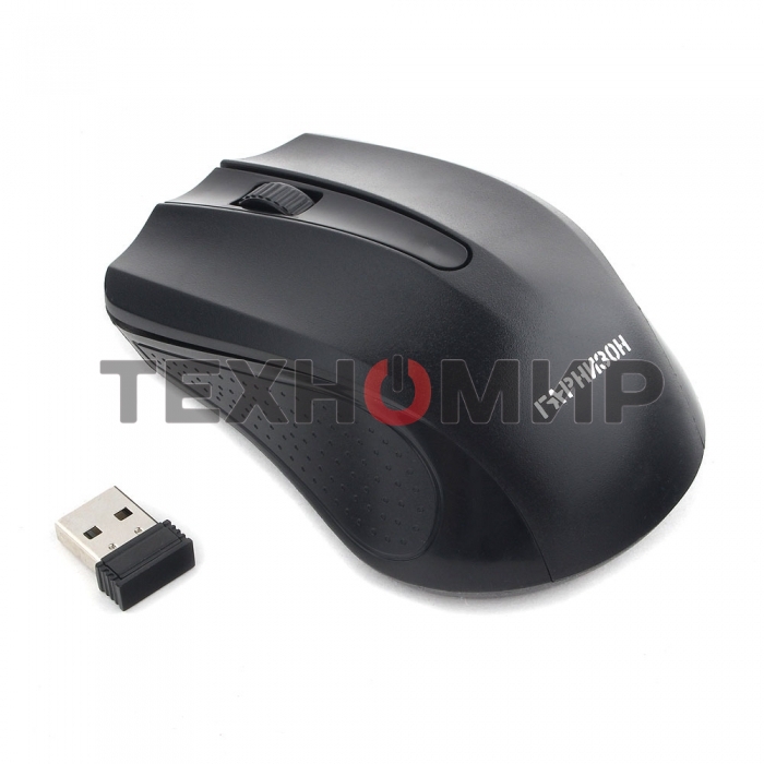 Мышь беспроводная Гарнизон GMW-430 черный, 1200 dpi, радиоканал, USB, кнопки - 3