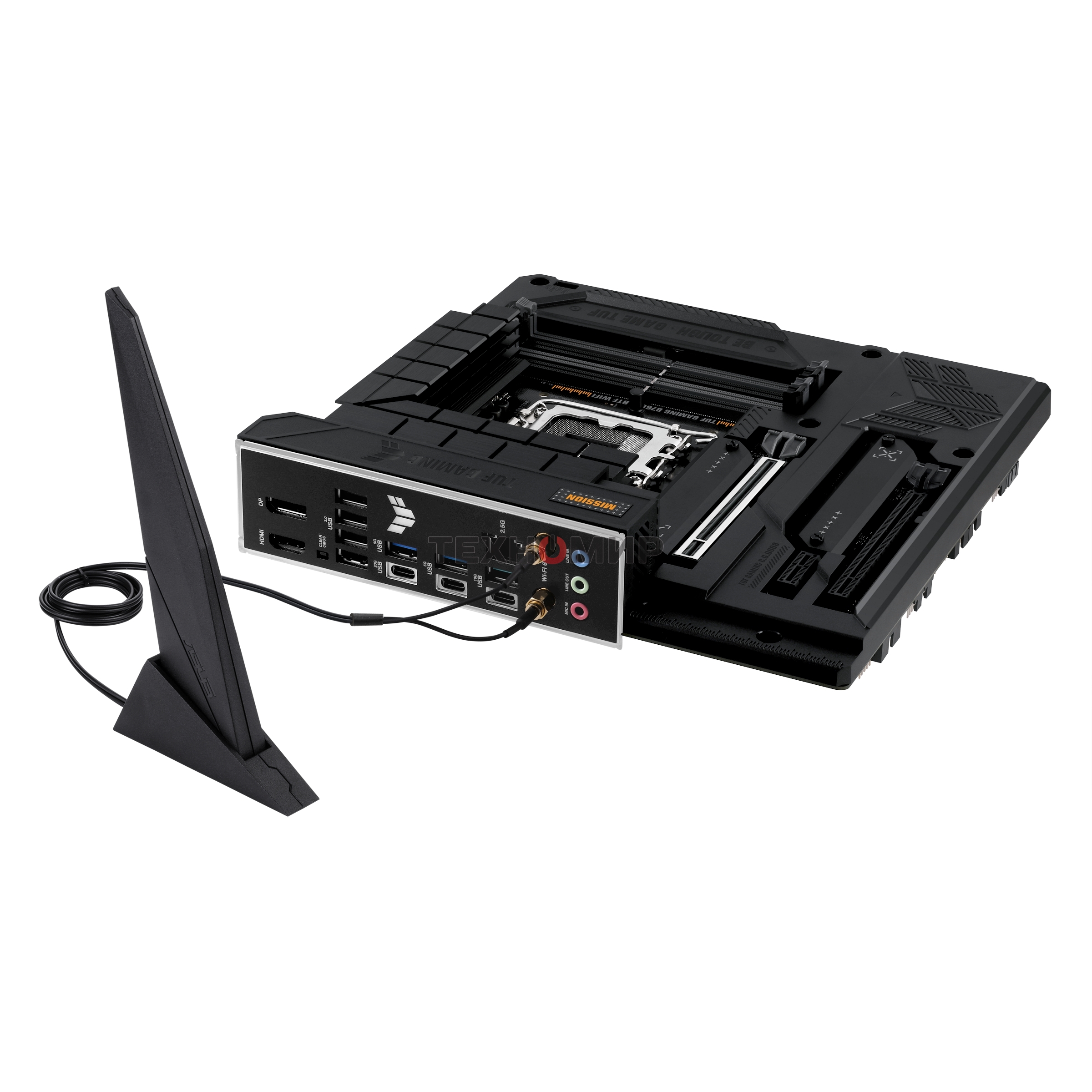 Материнская плата ASUS TUF GAMING B760M-BTF WIFI, LGA 1700, Intel B760, 4xDDR5, 4xSATA, 3xM.2, 1xPCIe 5.0 x16, 1xPCIe 4.0 x4, 1xPCIe x1, 1xDP, 1xHDMI, 1x 2.5Gb LAN, 1xUSB-A 3.2 Gen 2, 2xUSB-A 3.2 Gen 1, 4xUSB 2.0, 1xUSB-C 3.2 Gen 1, 1xUSB-C 3.2 Gen 2, 1xU