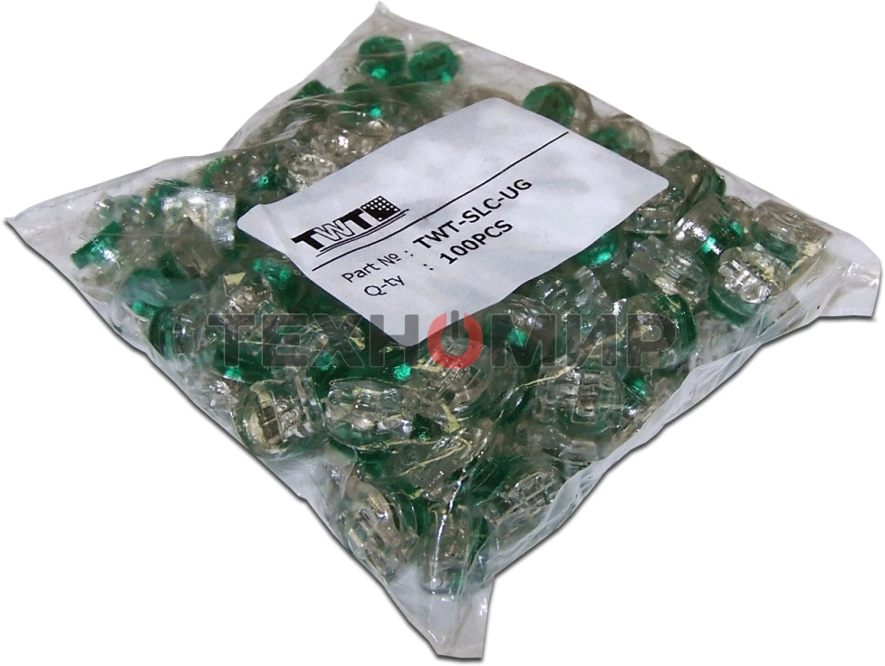 Соединитель проводов 0.4-0.9 мм, изолированный (скотчлок), параллельное подсоединение, гель, 100 шт.