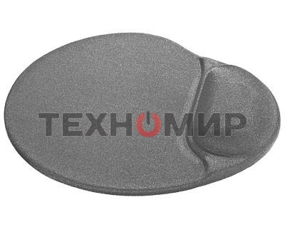 Коврик для мыши Defender гелевый Easy Work (серая лайкра) нескользящ.основа,260х225х5мм