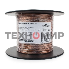 Акустический кабель Cablexpert CC-TC2x1,0-50M, прозрачный,  50 м, на катушке