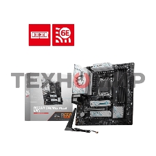 Материнская плата MSI B650M GAMING PLUS WIFI, AM5, AMD B650, 4xDDR5, 4xSATA, 2xM.2, 1xPCI-E 4.0 x16, 2xPCI-E x1, 1xHDMI, 1xDP, 1x 2.5Gb LAN, 4xUSB-A 3.2 Gen 1, 3xUSB-A 3.2 Gen 2, 1xUSB-C 3.2 Gen 2, 3x3.5 мм, 7.1, Micro-ATX