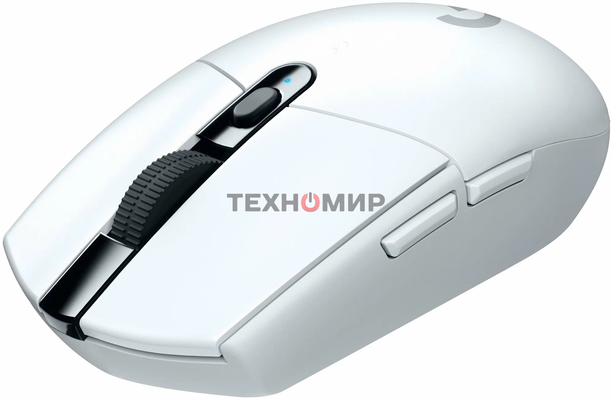 Мышь беспроводная Logitech G304 Lightspeed белый, 12000 dpi, радиоканал, USB, кнопки - 6