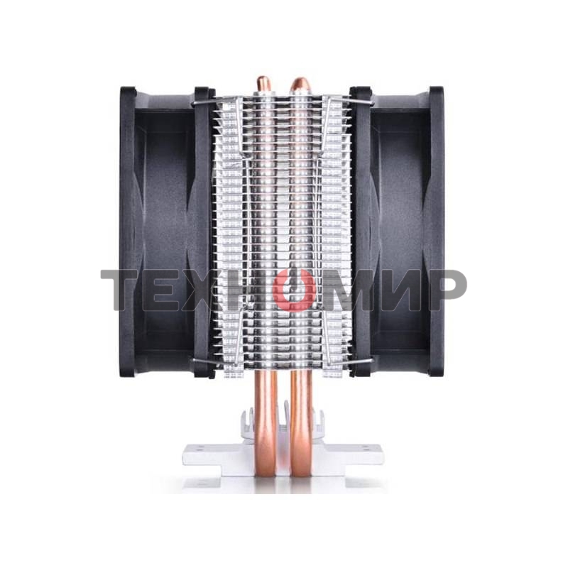 Кулер для процессора DEEPCOOL ICE EDGE MINI FS V2.0 синий, 80 мм, алюминий/медь, 2200 об/мин, 24.7 дБ, 3 pin, 100 Вт, 112 мм