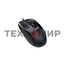 Мышь проводная Genius DX-150X черный, 1000 dpi, USB, кнопки - 3