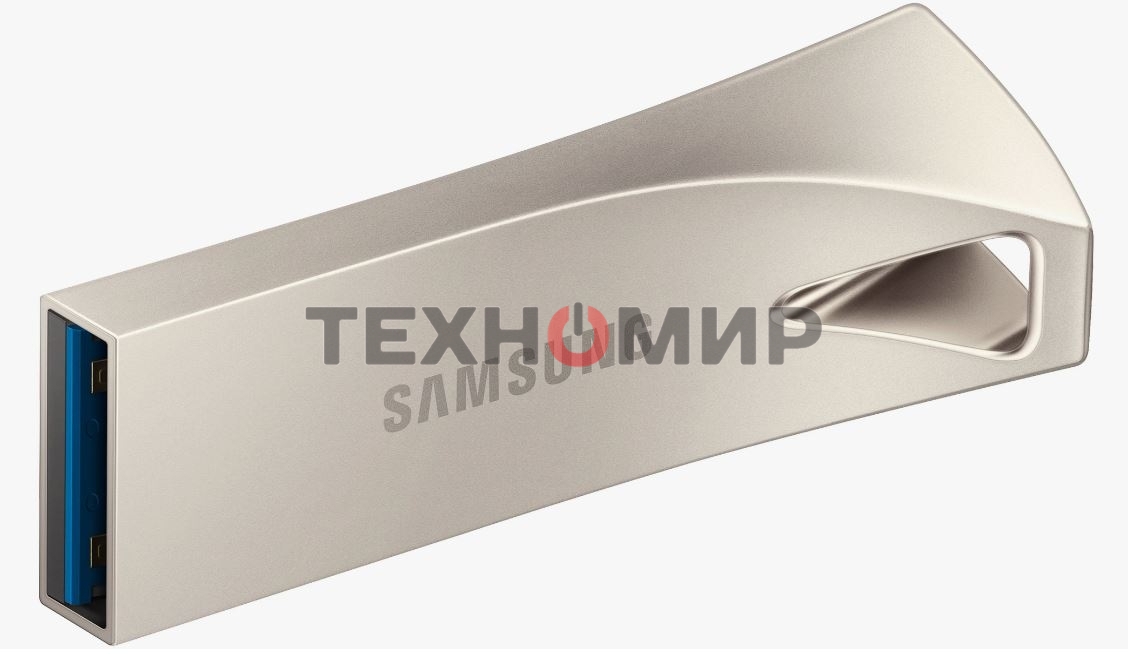 Флешка USB 64Gb USB Drive USB 3.1 Samsung BAR Plus (up to 300Mb/s) (MUF-64BE3/APC) серебристый