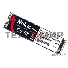 Накопитель SSD Netac N930E Pro, 256Gb, PCIe 3.1 x4, M.2 2280, NVMe, R/W 2040/1270