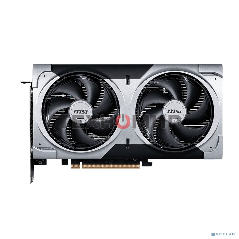 Видеокарта MSI RTX 5060 Ti 8G VENTUS 2X OC PLUS, NVIDIA RTX 5060 Ti, 8 ГБ GDDR7, 128 бит, PCI-e 5.0, 1xHDMI, 3xDP, 2617 МГц