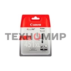Картридж струйный CLI-451XLBK (6472B001) для Canon PIXMA iP7240, MG5440, 6340, Черный, 4425стр.