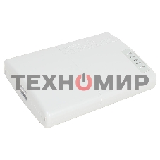 Маршрутизатор MikroTik RB750P-PBr2 PowerBox with 650MHz CPU, 64MB RAM, 5xLAN (four with PoE out), RouterOS L4, outdoor case, PSU, PoE, mounting set