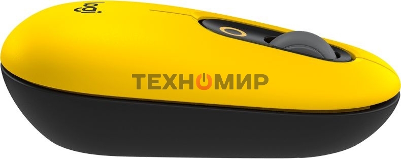 Мышь беспроводная Logitech POP Mouse желтый, 4000 dpi, Bluetooth, кнопки - 4