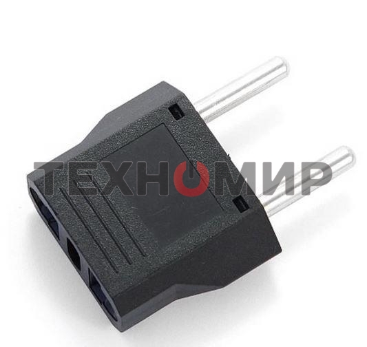 Переходник на евровилку US-EU (В ассортименте)