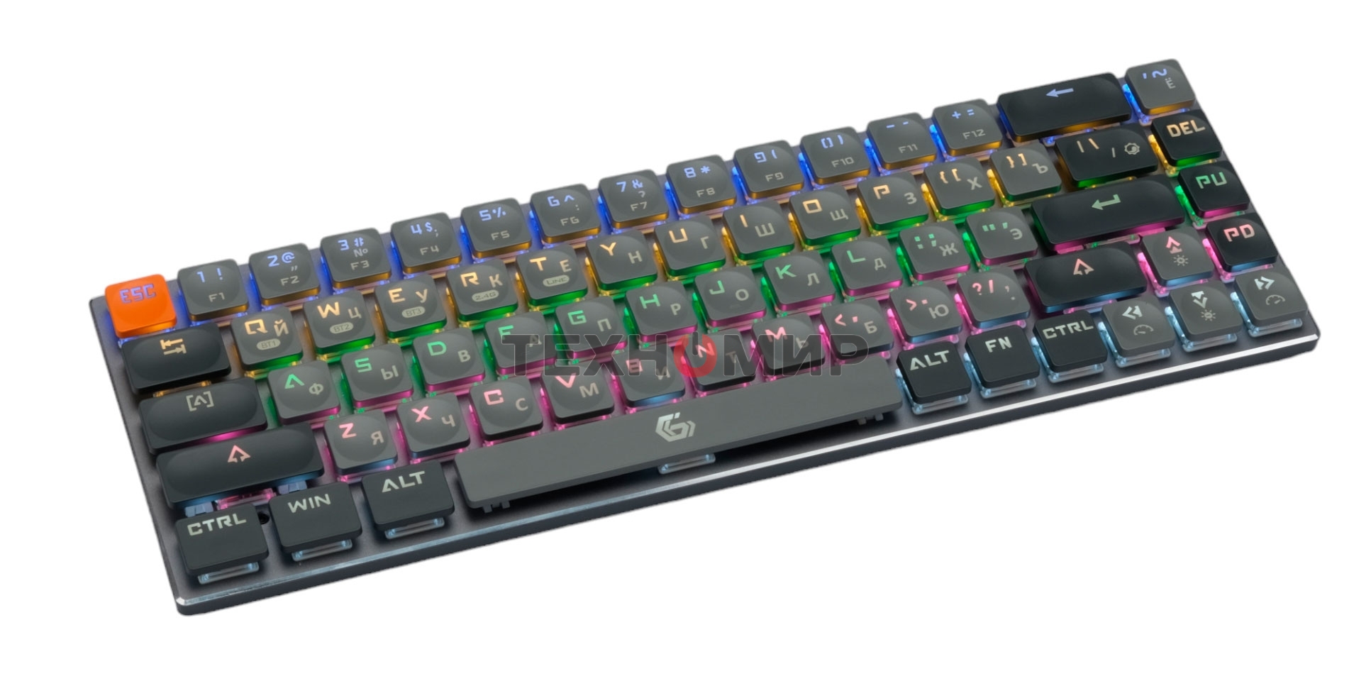 Клавиатура беспроводная Gembird KBW-7 Bluetooth, USB серая