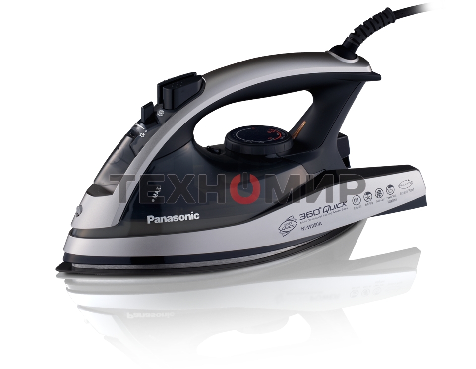 Утюг Panasonic NI-W950ALTW 2400 Вт черный
