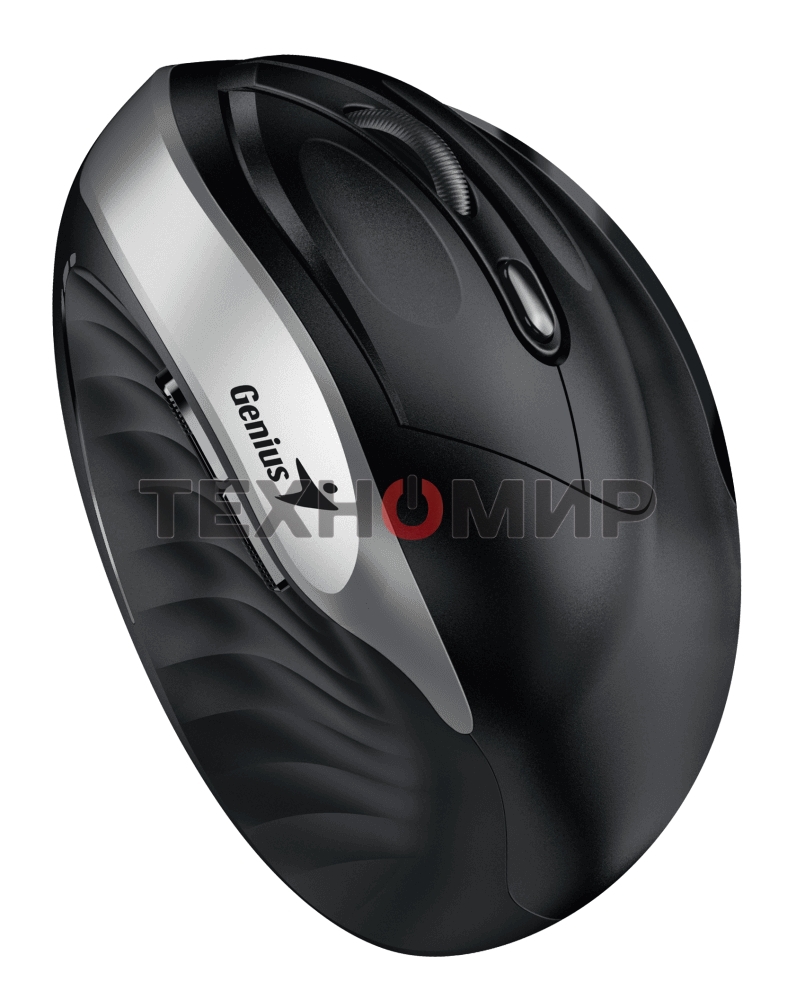 Мышь беспроводная Genius Ergo 8250S серебристый, 1600 dpi, радиоканал, USB, кнопки - 6