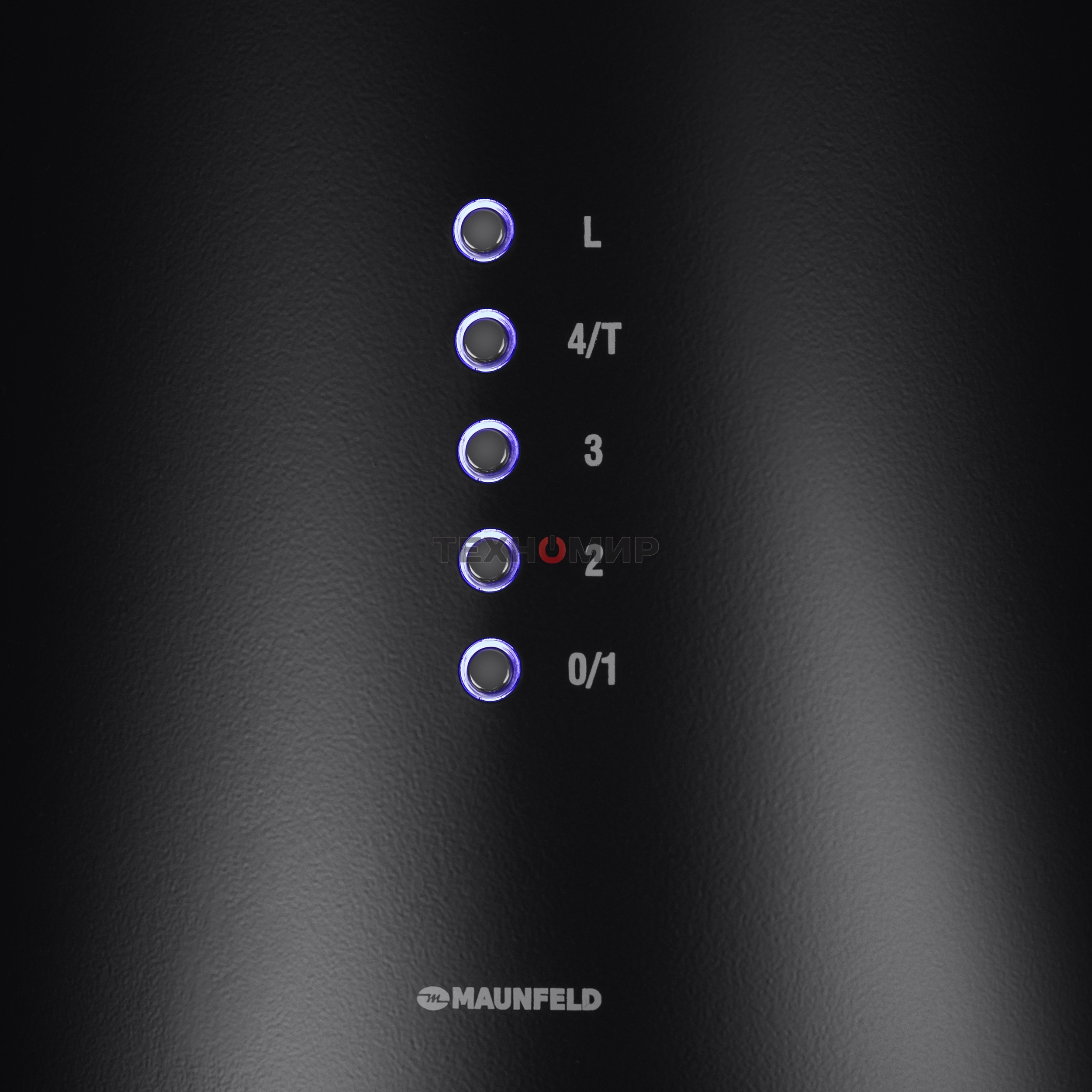 Вытяжка островная Maunfeld Lee Isla 39 черный, 38 см, 1000 куб. м/ч, 52 дБ