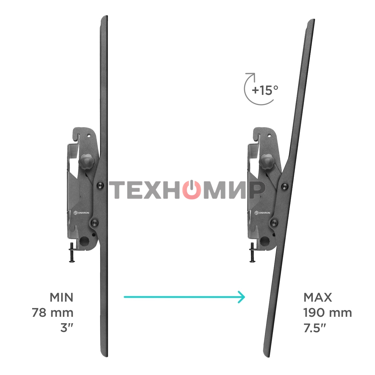Кронштейн ONKRON UT4 для телевизора 55