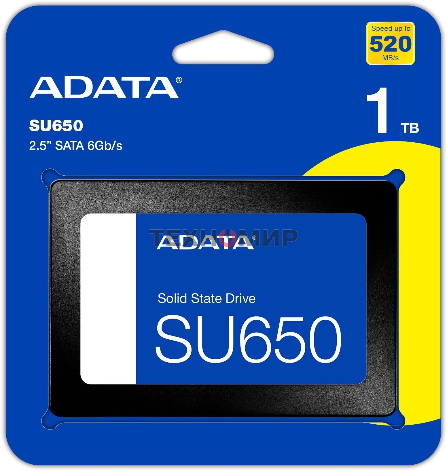 Накопитель SSD ADATA Ultimate SU650, 1Tb, SATA III, 2.5