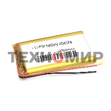 Портативный аккумулятор Li-Pol (батарея) 6*43*74мм 2pin 3.7V/2300mAh