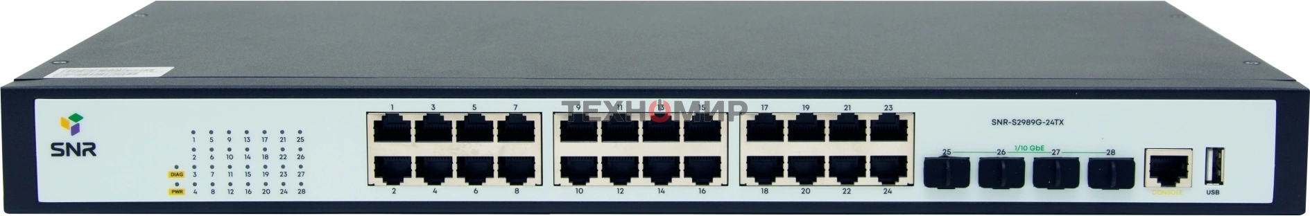 Коммутатор управляемый SNR уровня 2 SNR-S2989G-24TX