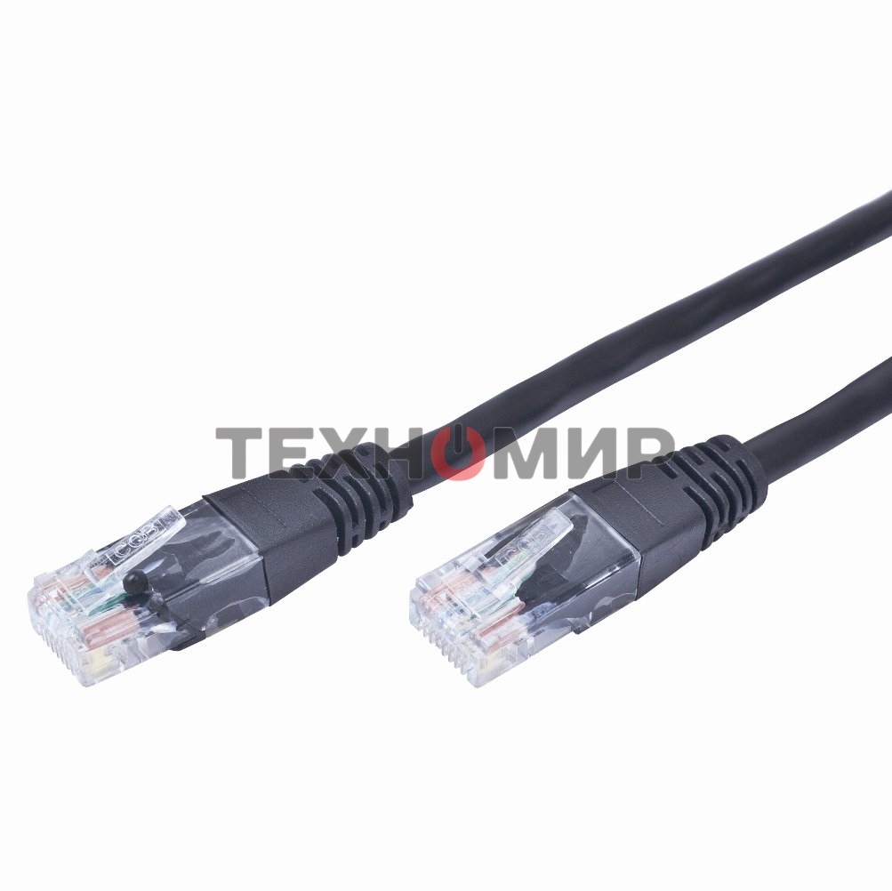 Патч-корд FTP Cablexpert cat.6, 1м, литой, многожильный, черный