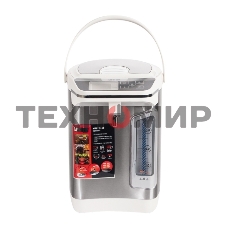 Термопот Mystery MTP-2442 4.5л. 700Вт серебристый/белый