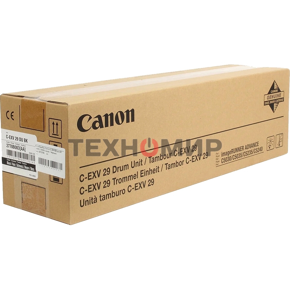 Фотобарабан Canon C-EXV29 для IR C5030, C5035 серий . черный.
