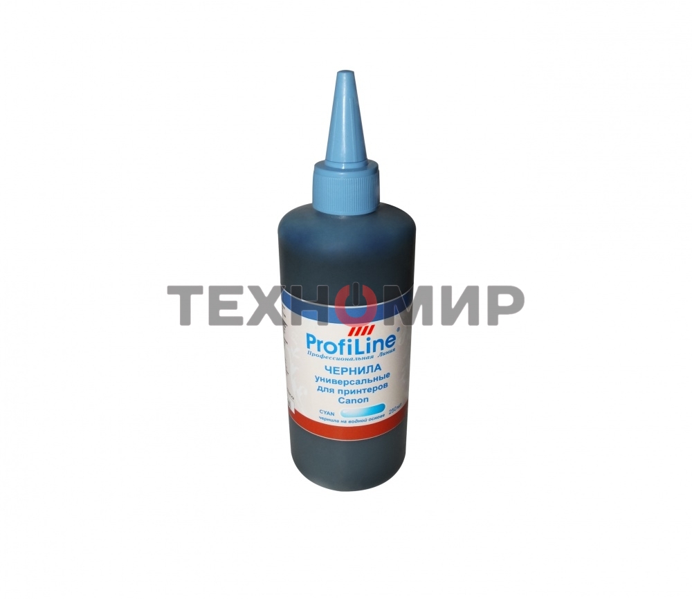 Чернила для принтеров Canon универсальные Cyan 250 мл водн ProfiLine