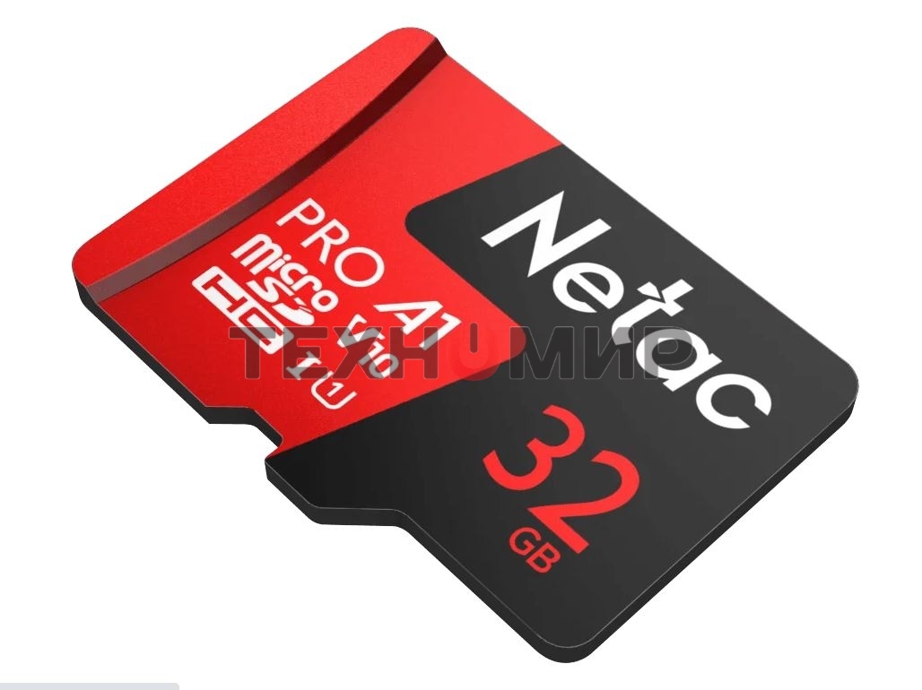 Флеш карта MicroSD card Netac P500 Extreme Pro 32Gb, retail version w/o SD adapter