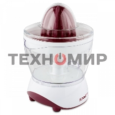 Соковыжималка цитрусовая Scarlett SC-JE50C06 25Вт рез.сок.:700мл. белый/коричневый