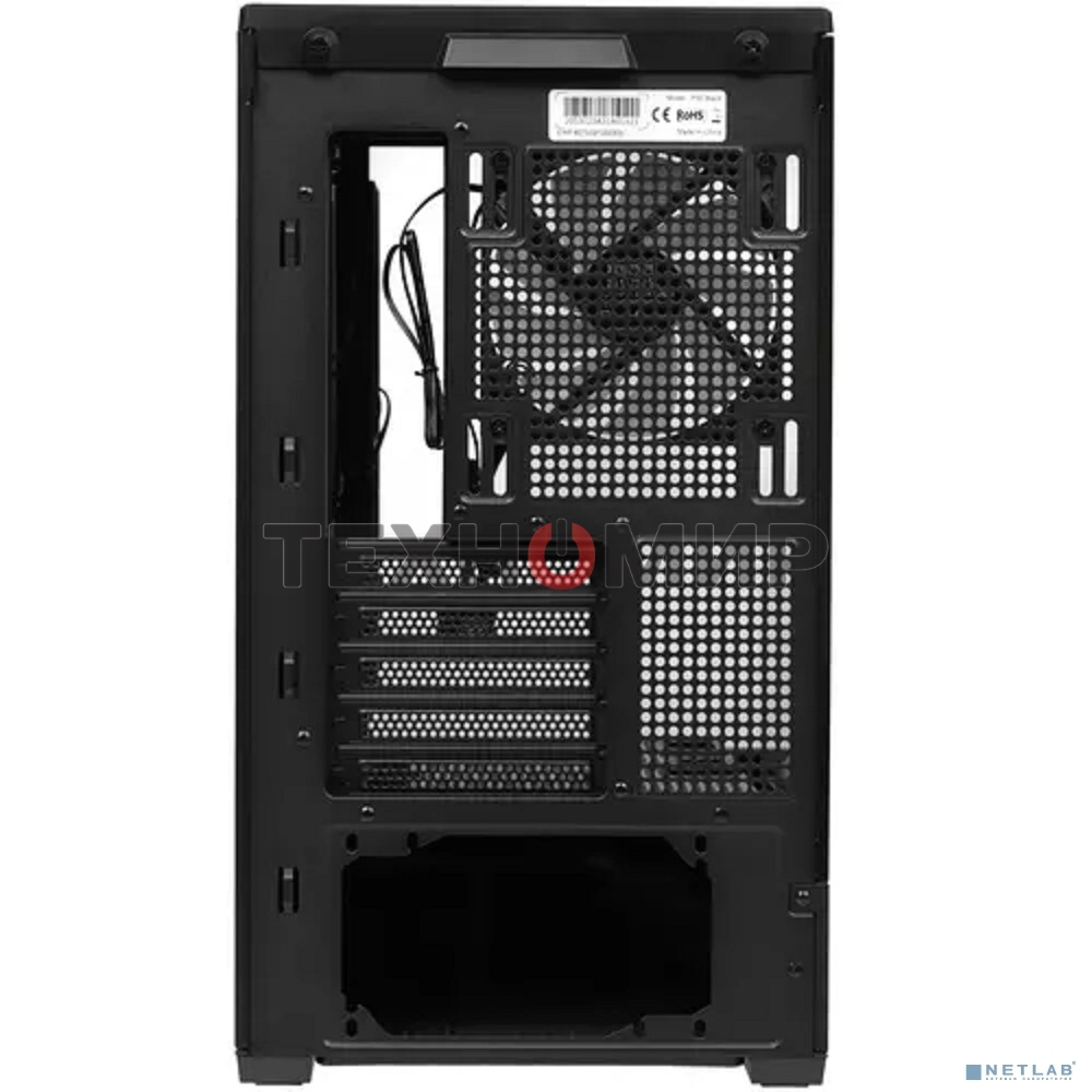 Компьютерный корпус ZALMAN P30 V2, MATX, черный, WINDOW, 2x3.5