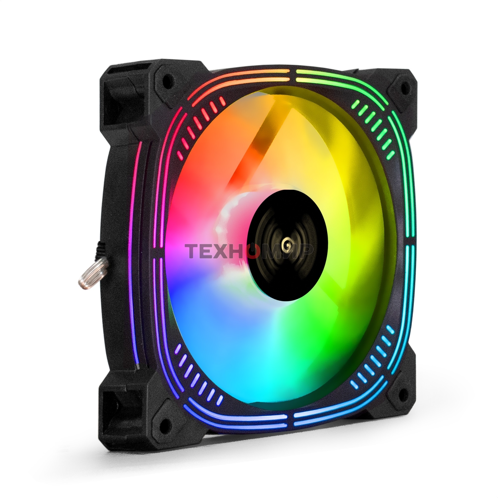 Вентилятор для корпуса ExeGate EX12025H3P4PSU-PWM.ARGb черный, 120 мм, 1800 об/мин, 26 дБ, 4 pin