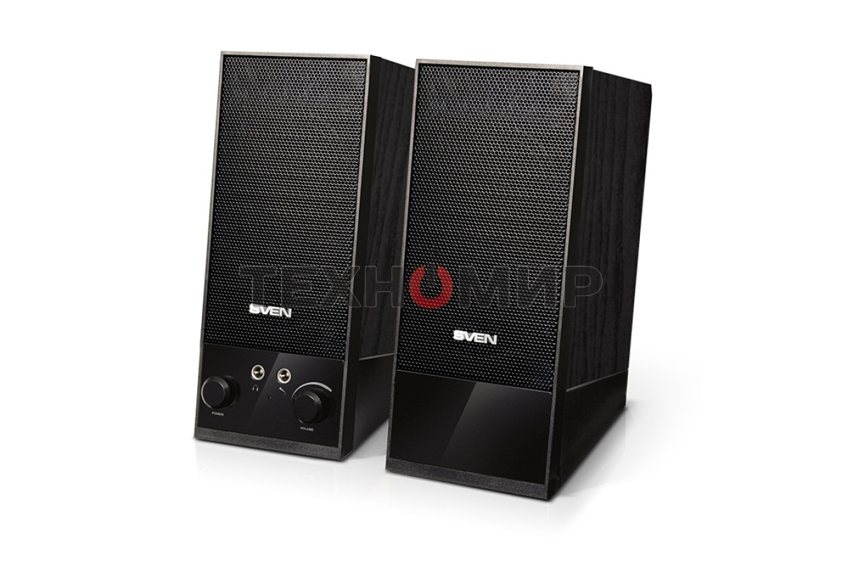 Акустическая система Sven SPS-604 2.0 черный 4Вт