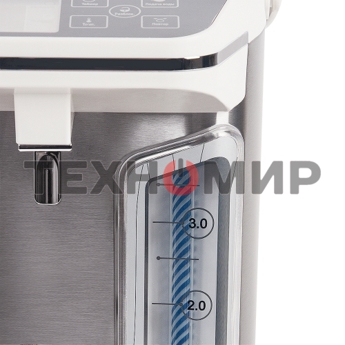 Термопот Mystery MTP-2442 4.5л. 700Вт серебристый/белый